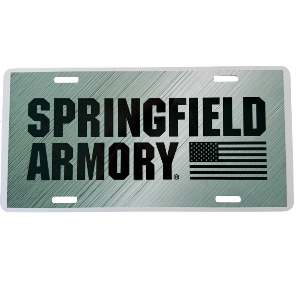 Springfield Armory aluminum License Plate custom designed new great men’s gift​
